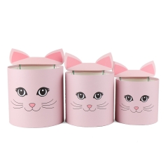 Набор из трех коробок "Милая кошечка", розовый (8929-014)