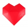 Набір із трьох коробок "Любляче серце", червоний (8929-018)