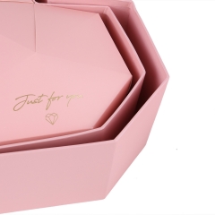 Набор из трех коробок "Любящее сердце", розовый (8929-019)