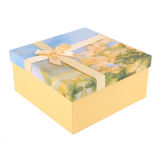 Набір із трьох коробок "Весняний настрій", жовтий (8929-021)
