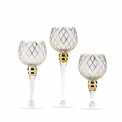 Набор из 3 подсвечников "Иней" (2006-009)