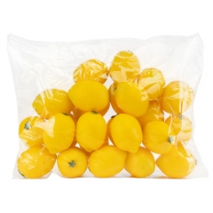 Набор искусственных лимонов, 24 шт, жёлтый, 6 см (9223-027)