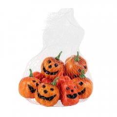 Набор декоративных тыковок "Атмосфера Хэллоуина", 12 шт, 7 см (9223-043)