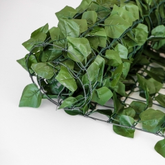 Декоративное модульное покрытие из искусственных листьев "Плющ", 100*200 см (2017-002)