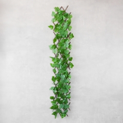 Декоративная панель из искусственной зелени и лозы "Плющ", 37,5*120 см (2017-005)