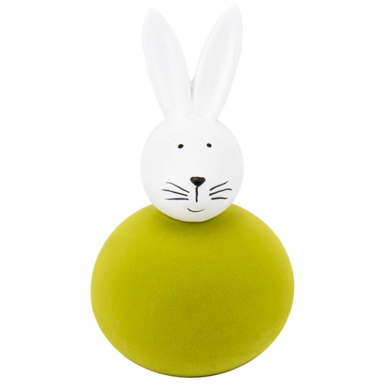 Фігурка "Великодній кролик", зелений, 17,5 см (4000-016/green)