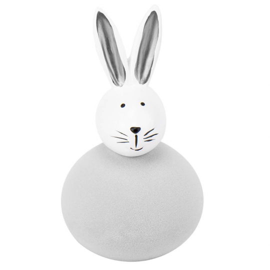 Фігурка "Великодній кролик", сірий, 17,5 см (4000-016/grey)