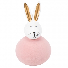 Фигурка "Пасхальный кролик" розовый, 17,5 см (4000-016/pink)
