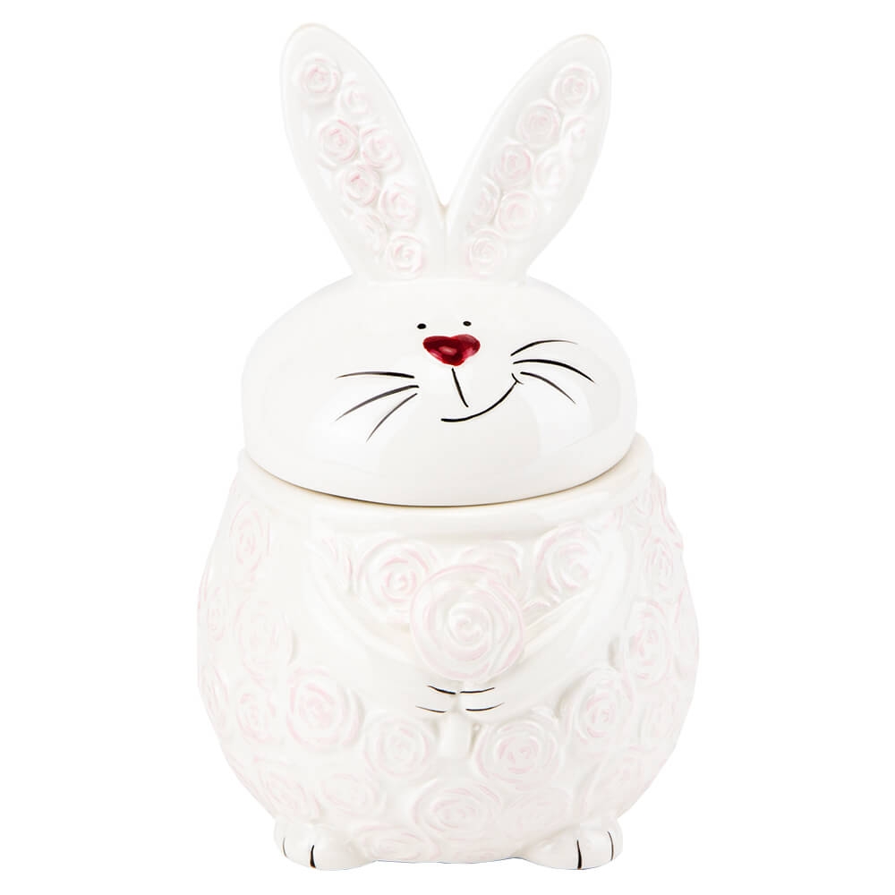 Емкость для хранения "Романтичный кролик", 1,1 л (4000-018), Керамика, Elisey