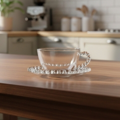 Набор чашек с блюдцем "Сердце", 200 мл (9145-005)