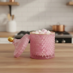 Ємність для зберігання "Спокуса", рожева, 17,5 см (9157-005)