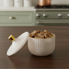 Ємність для зберігання "Коффа", бежева, 11 см (9157-011)