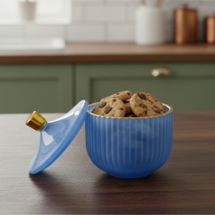 Ємність для зберігання "Коффа", синя, 11 см (9157-012)