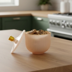 Ємність для зберігання "Коффа", бежева, 13 см (9157-015)