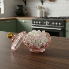 Ємність для зберігання "Фенікс", рожева, 12 см (9157-049)