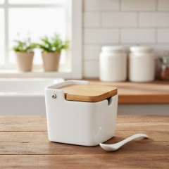 Емкость для хранения с бамбуковой крышкой "Лакомство", 200 мл (9184-022)