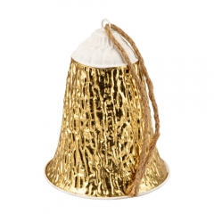 Металлический колокольчик, золотой, 24 см (6033-028)