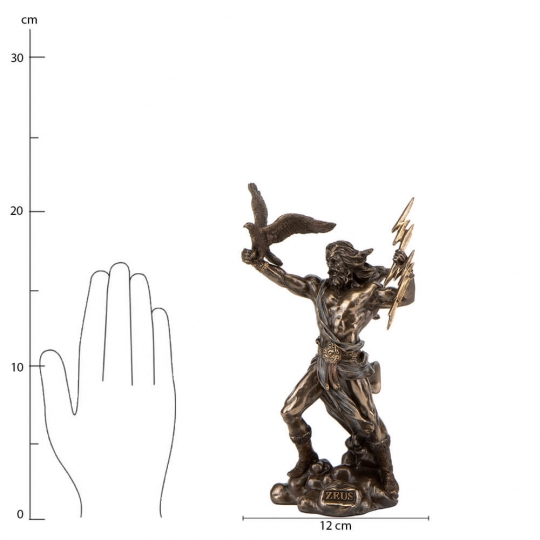 Статуетка "Зевс Громовержець", 22 см (77701A4)