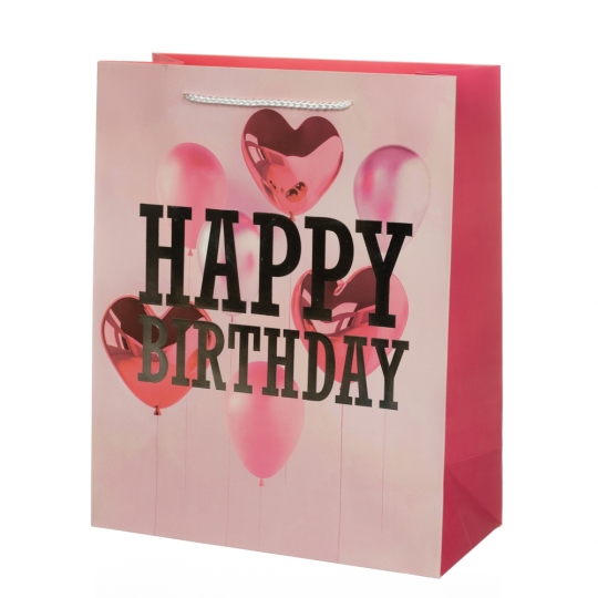 Подарунковий пакет "Happy Birthday" M (8720-039)