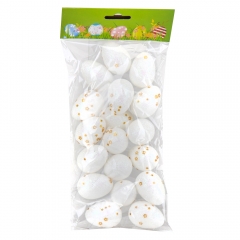 Набор мини пасхальных яиц "Золотые звезды", 18 шт (9109-058)