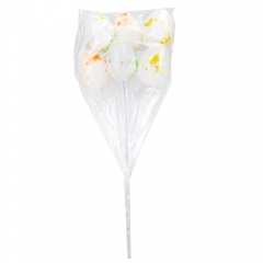 Пасхальные яйца на палочках "Золото", 6 шт (9109-063)