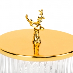 Емкость для хранения "Золотой олень", 9 см (9157-031)