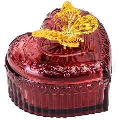 Емкость для хранения "Романтическая душа", бургунди, 8,5 см (9157-035)