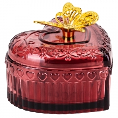 Емкость для хранения "Романтическая душа", бургунди, 8,5 см (9157-035)