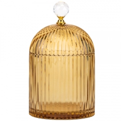 Емкость для хранения "Топаз", золотая, 16 см (9157-037)