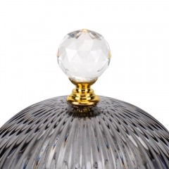 Емкость для хранения "Топаз", серая, 16 см (9157-038)