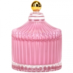 Емкость для хранения "Ария", розовая, 9 см (9157-045)