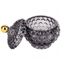 Емкость для хранения "Феникс", серая, 12 см (9157-050)