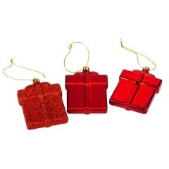 Набор елочных игрушек "Подарки" (6 шт), 8 см (9125-002)