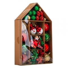 Набор елочных игрушек "Праздничное чудо" (70 шт) (9125-003)