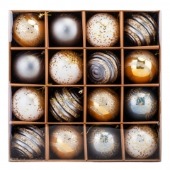 Набор елочных шаров "Ледяной Жемчуг" (16 шт) (9125-023)