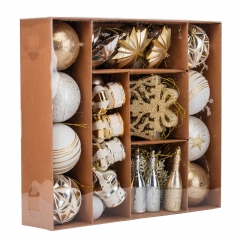 Набор елочных игрушек "Рождественский блеск" (70 шт) (9125-029)