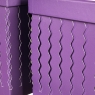 Набір коробок "Zigzag" (прямокутник, фіолетовий колір) 3шт. (0096JA-A)