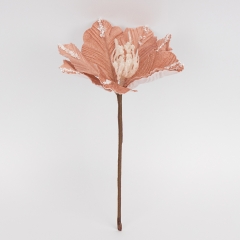 Декоративный цветок "Пуансетия", розовый, 25 см (9258-024)