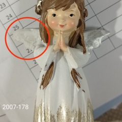 УЦІНКА Статуетка "Ангелочек", 9,5 см (Недокрас,маленький отвір) (00BR-2007-178)