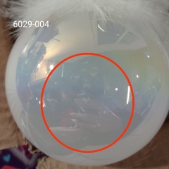 УЦІНКА Шар "Зимова казка", 13 см (Плями фарби,потертості,дефект лиття) (00BR-6029-004)