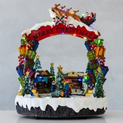 Новогодняя карусель "Город подарков", 31 см (00BR-9153-007)