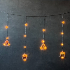 Гирлянда-штора "Снеговики", 110 LED, желтая, 3 м, от электросети (9133-029)