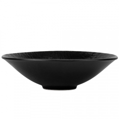 Тарелка "Оникс", черная, 23 см (9182-019)