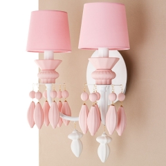 Бра на 2 лампи рожевого кольору (BL001/2pink)