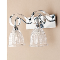 Бра на 2 лампы с прозрачными плафонами из стекла (NN008/2W) (NN008/2W)