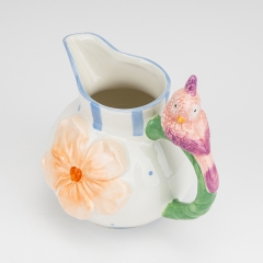 Ваза "Пение розового попугая", 19 см (5106-012/orange)