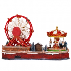 Новогодняя карусель "Рождественское колесо", 32 см (00BR-9153-006/1)