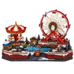 Новогодняя карусель "Рождественское колесо", 32 см (00BR-9153-006/1)