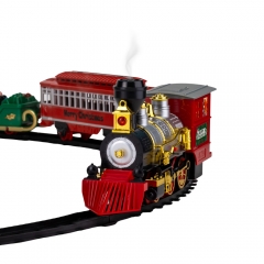 Рождественский паровоз с музыкой и паром Merry Christmas, 152 см. (9120-002)