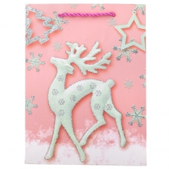 Подарочный пакет "Рождественский олень", 18*24 см (9164-003)